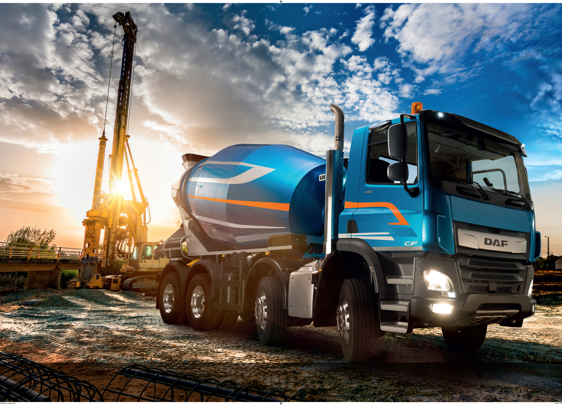 Camión DAF CF en entorno urbano